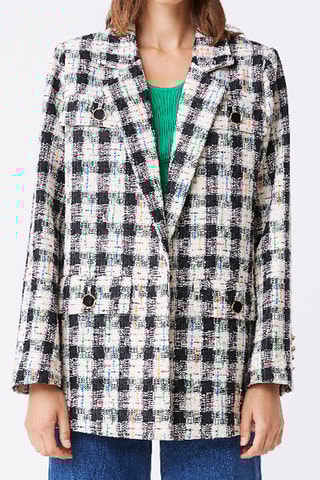 Veste en tweed Dylane - Noir