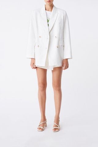 Veste en lin Deneza - Ecru