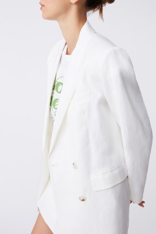 Veste en lin Deneza - Ecru