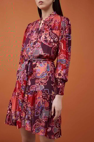 Robe chemise Chadia - Bordeaux
