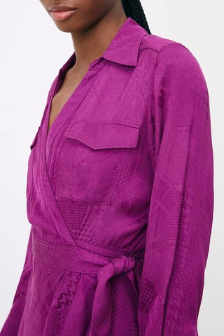 Robe portefeuille Costa - Violet