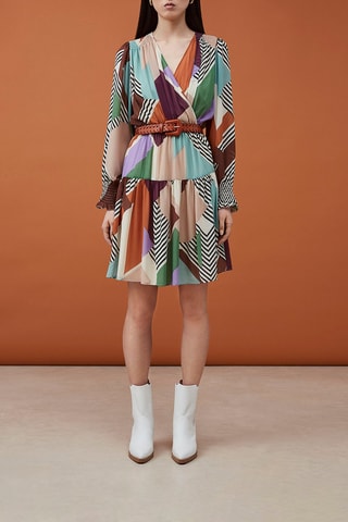 Robe patineuse Coral - Marron
