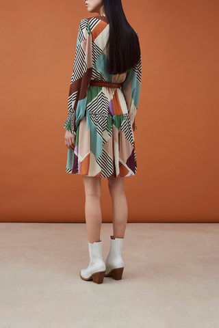 Robe patineuse Coral - Marron