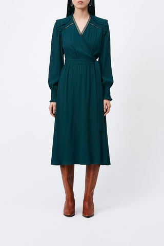 Robe midi Cabaret - Vert foncé