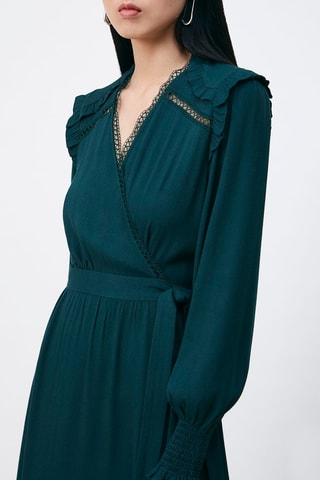 Robe midi Cabaret - Vert foncé