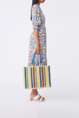 Robe portefeuille Claire - Bleu