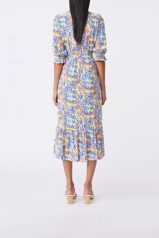 Robe portefeuille Claire - Bleu
