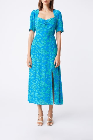 Robe midi Crista - Bleu