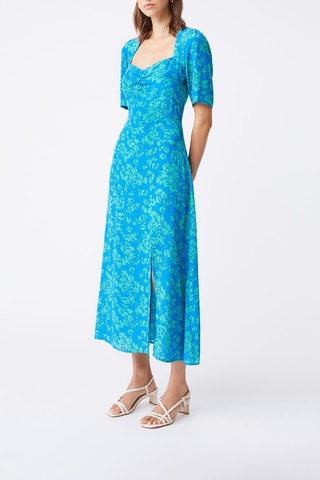 Robe midi Crista - Bleu