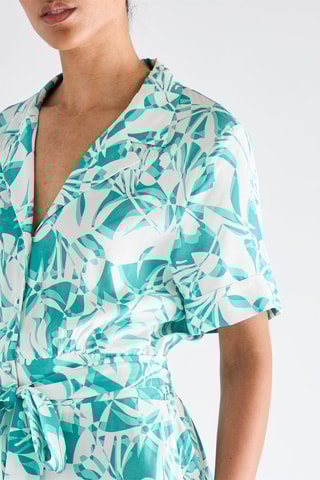 Robe chamise Cansu - Vert d'eau