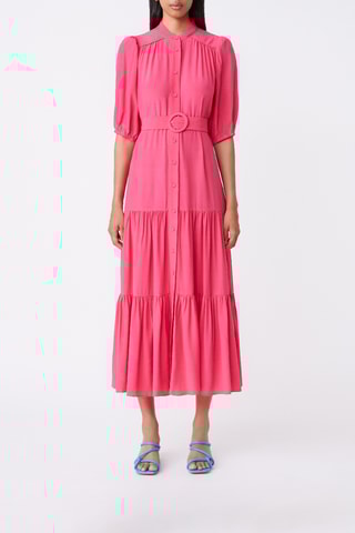 Robe longue Celma - Fuchsia