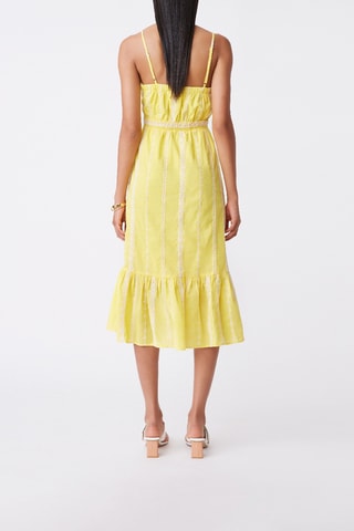 Robe midi Casa - Jaune