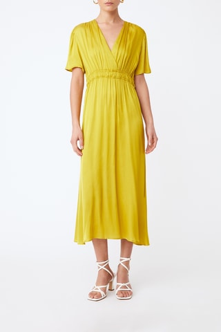 Robe midi Cosima - Jaune