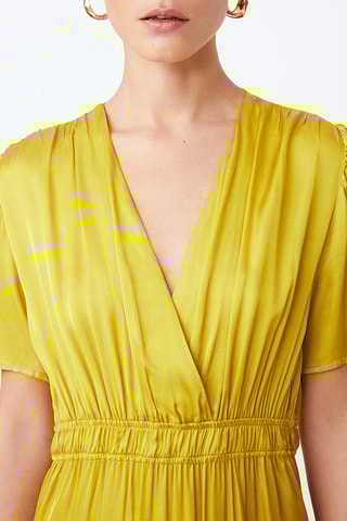Robe midi Cosima - Jaune
