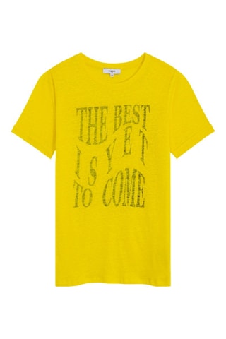 T-shirt en lin Manolis - Jaune