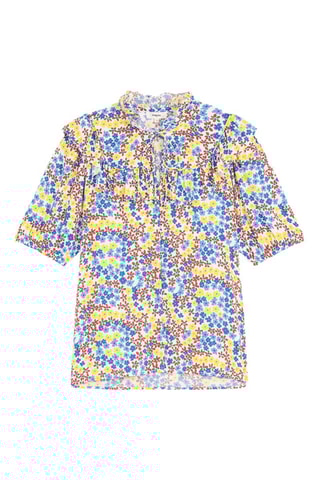 Blouse Loyola - Bleu et jaune