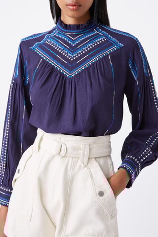 Blouse Laika - Bleu