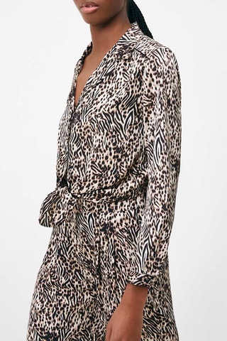 Blouse nouée Lupe - Beige