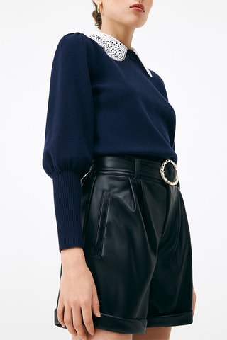 Short taille haute Bahia - Noir