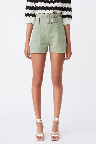 Short taille haute Brett - Kaki