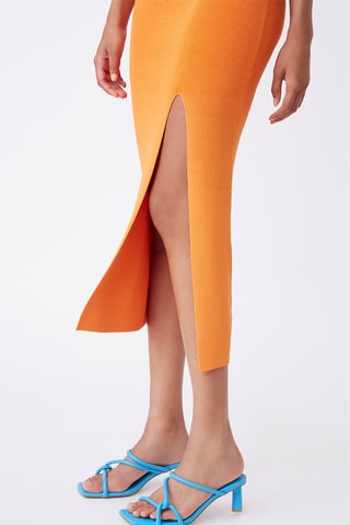 Jupe midi Fanta - Orange