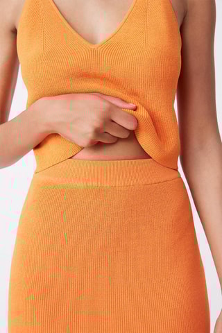 Jupe midi Fanta - Orange