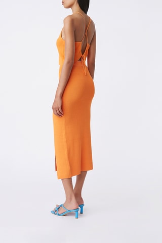 Jupe midi Fanta - Orange
