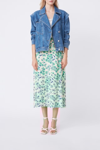 Jupe midi Fany - Blanc