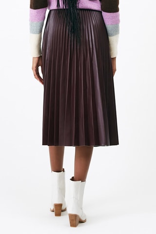 Jupe plissée taille haute Flor - Violet