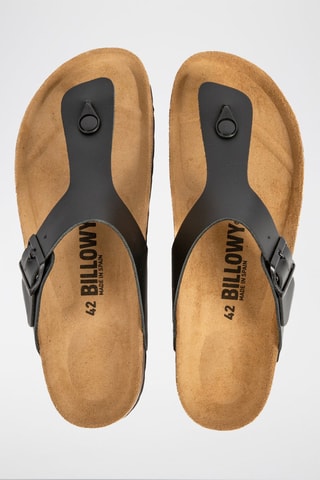 Sandales en cuir - Noir