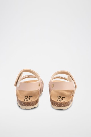 Sandales en cuir - Rose