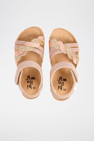 Sandales en cuir - Rose