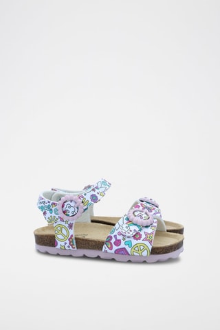 Sandales Rosso - Blanc et rose