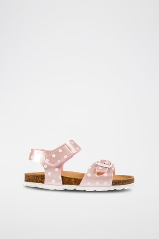 Sandales Rosso - Doré rose et blanc