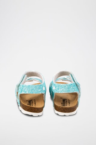 Sandales Rosso - Turquoise chiné