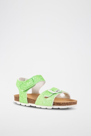Sandales Rosso - Vert clair chiné