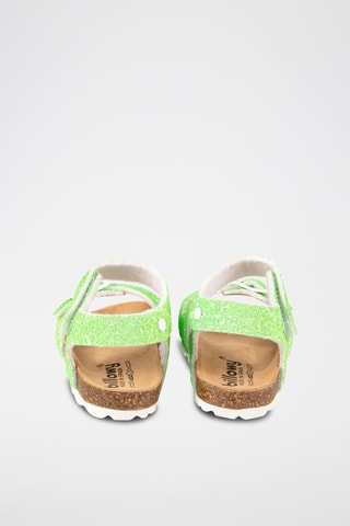 Sandales Rosso - Vert clair chiné