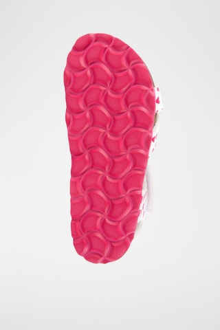 Sandales Rosso - Blanc et fuchsia