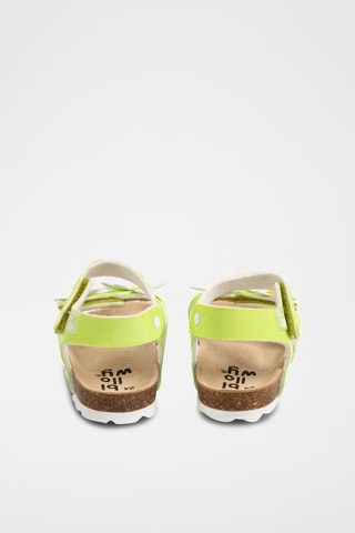 Sandales vernies - Vert clair