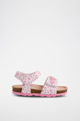 Sandales - Blanc et rose