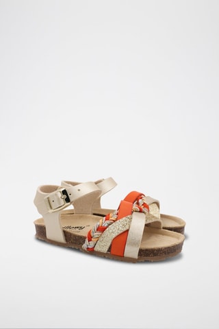 Sandales Rosso - Doré et orange