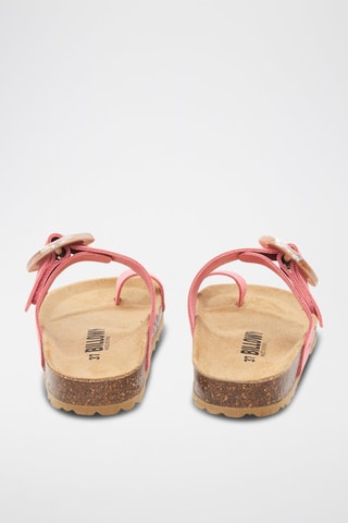 Sandales en nubuck - Rose