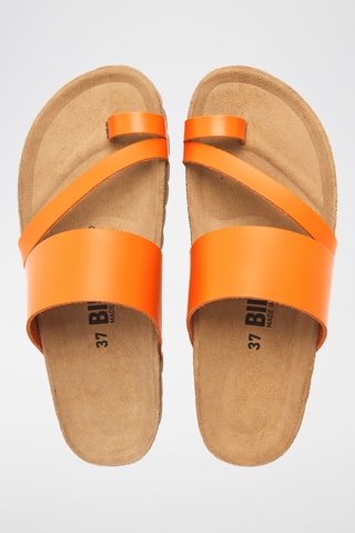 Sandales en cuir - Orange