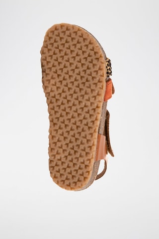 Sandales en cuir Camel