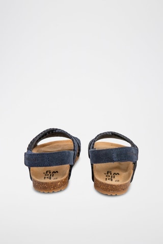 Sandales en nubuck Bleu marine