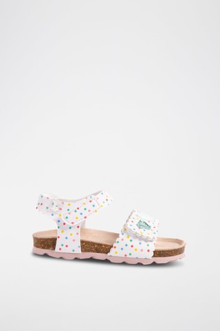 Sandales Blanc et turquoise