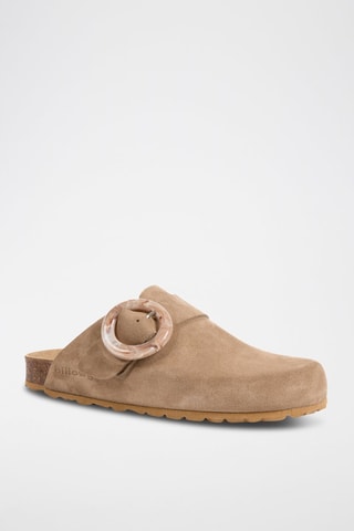 Sabots en cuir - Marron clair