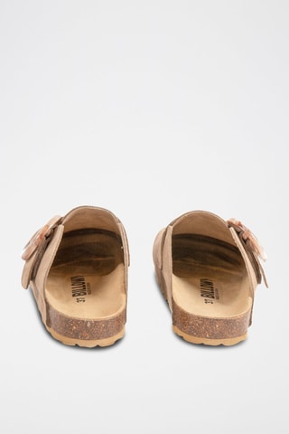 Sabots en cuir - Marron clair