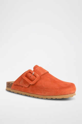 Sabots en nubuck - Orange