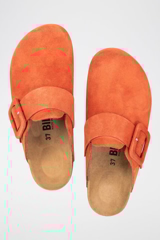 Sabots en nubuck - Orange